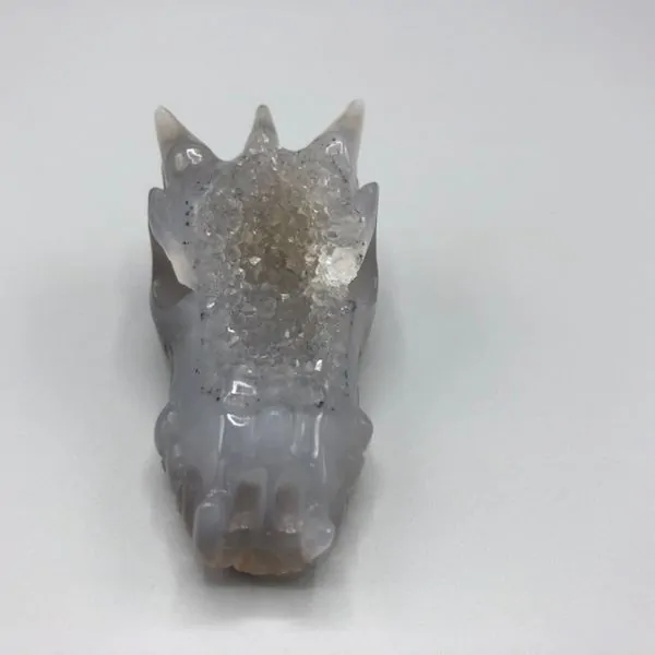 Tête de Dragon Agate -5| Dragons en Minéraux | Dans les yeux de Gaïa