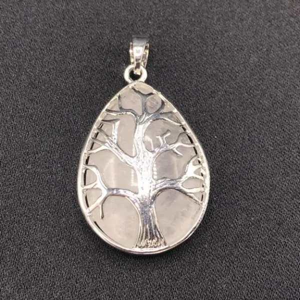 Pendentif Arbre de Vie Cristal de Roche -1| Minéraux - Lithothérapie
