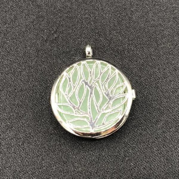 Pendentif Aventurine Fleur de Vie Lotus | Dans les yeux de Gaïa