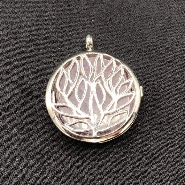 Pendentif Améthyste Fleur de Vie Lotus | Dans les yeux de Gaïa
