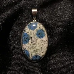 Pendentif Jaspe K2 serti en Argent 925 | Dans les Yeux de Gaia