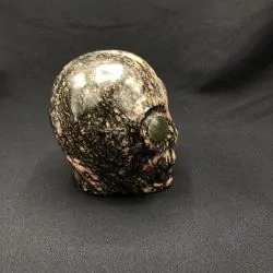 Crâne ufologique rhodonite...