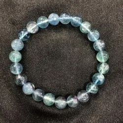 Bracelet Fluorite Bleue | Bracelets en Pierres | Dans les yeux de Gaïa