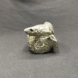 Tête Hibou en Pyrite