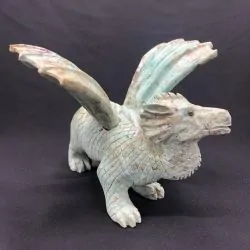 Dragon en Amazonite -5| Dragons en Minéraux | Dans les yeux de Gaïa