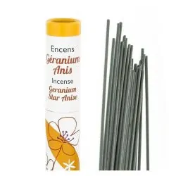 Encens Traditionnel Géranium Anis | Encens Traditionnels | Dans les yeux de Gaïa