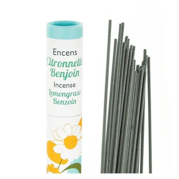 Encens Traditionnel Citronnelle Benjoin - Bien-être - 1 | Dans les Yeux de Gaïa