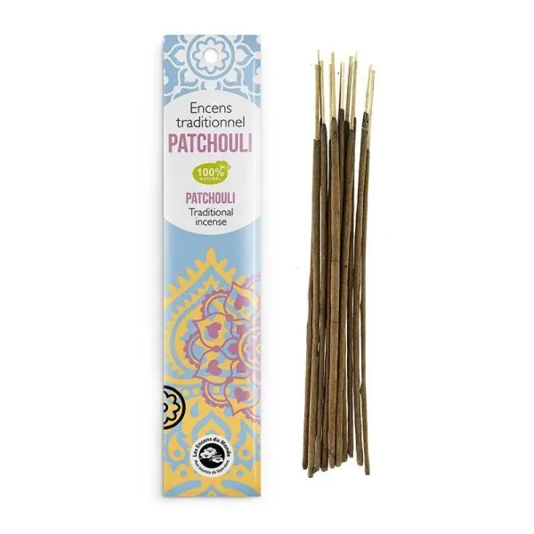 Encens Traditionnel Patchouli 100% Naturel | Dans les yeux de Gaïa