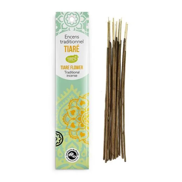 Encens Traditionnel Tiaré 100% Naturel l Dans les yeux de Gaïa