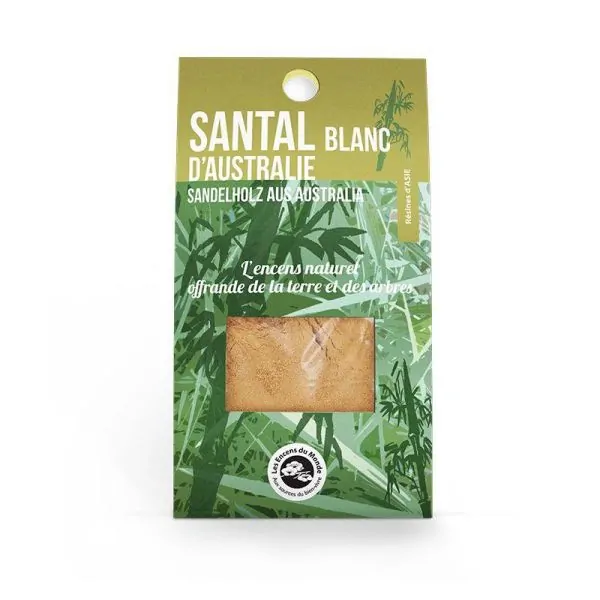 Encens Résine Santal Blanc Australien – Relaxation, Méditation, Purification | Dans les Yeux de Gaïa