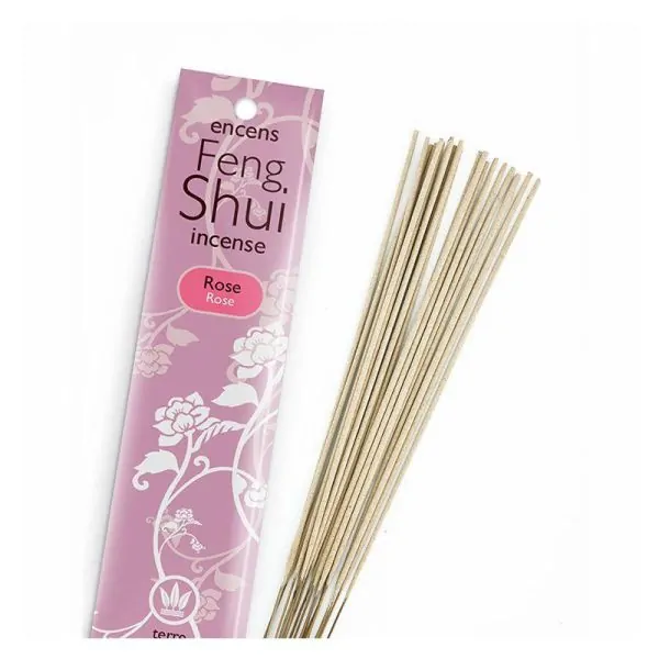 Encens Feng-shui Rose - harmonie - Dans les yeux de Gaïa