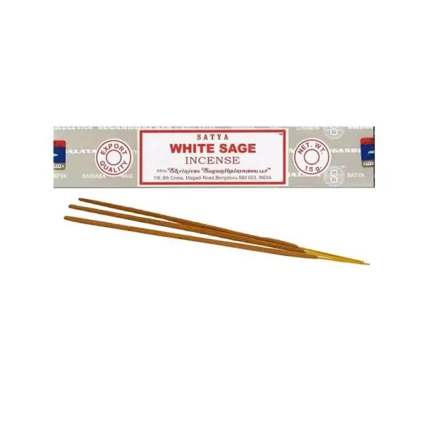 Encens Nag Champa Satya Sauge Blanche | Sauge | Dans les yeux de Gaïa
