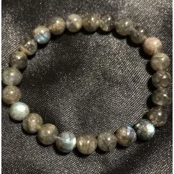 Bracelet Labradorite perles 8mm haute qualité | Dans les yeux de Gaïa
