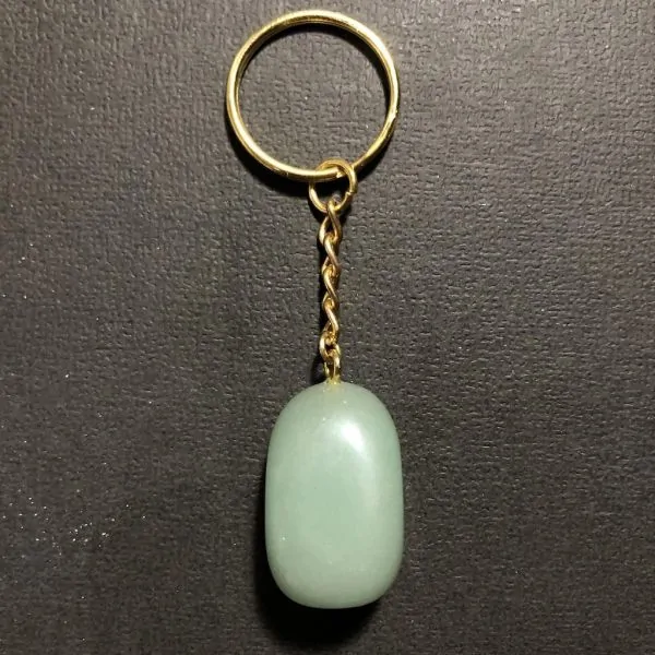 Porte clé en Aventurine | Articles Bien-Être | Dans les yeux de Gaïa