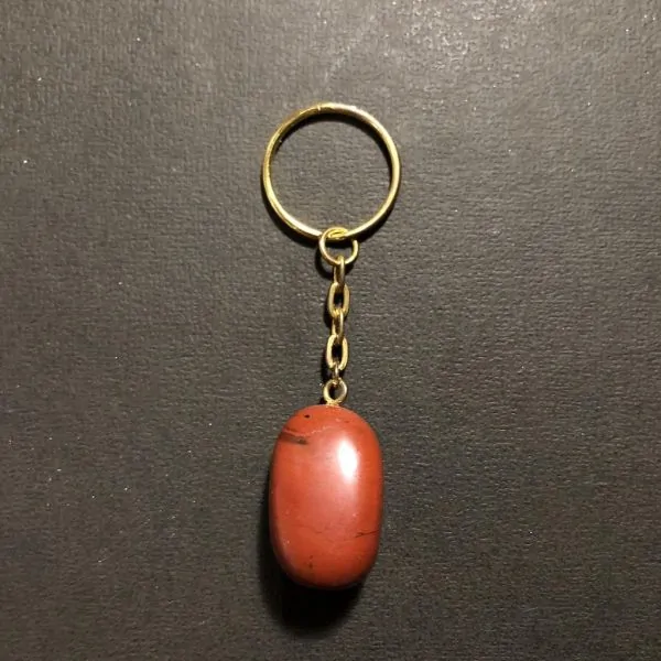 Porte clé en Jaspe Rouge | Articles Bien-Être | Dans les yeux de Gaïa