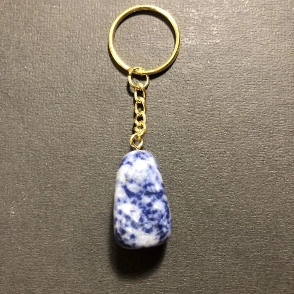 Porte clé en Sodalite | Articles Bien-Être | Dans les yeux de Gaïa