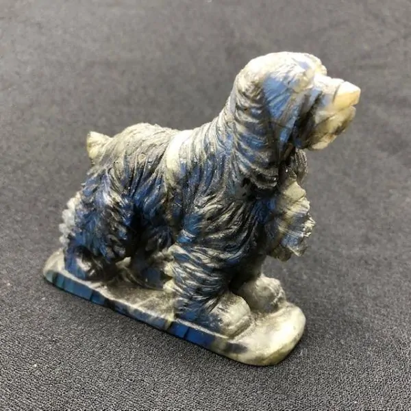 Chien Labradorite | Sculptures, Statues, Figurines | Dans les yeux de Gaïa