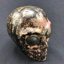 Crâne Ufologique Rhodonite...