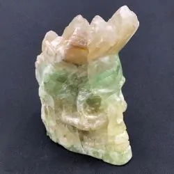 Crâne Fluorite Brute CF6