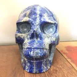 Crâne Lapis Lazuli | Crânes de Cristal | Dans les yeux de Gaïa