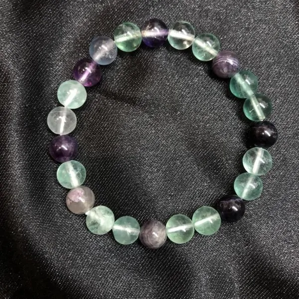 Bracelet Fluorite 8mm | Bracelets en Pierres | Dans les yeux de Gaïa