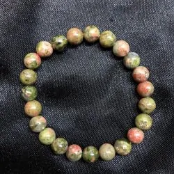 Bracelet Unakite 8mm | Bracelets en Pierres | Dans les yeux de Gaïa
