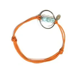 Bracelet Larimar et argent 925 | Bracelets en Pierres | Dans les yeux de Gaïa