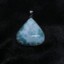Pendentif Larimar métal...