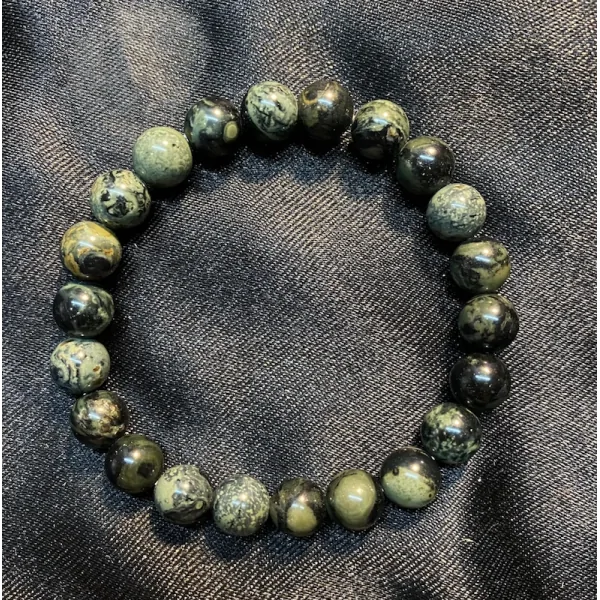 Bracelet Jaspe Kambaba 8mm | Bracelets en Pierres | Dans les yeux de Gaïa