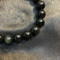 Bracelet Obsidienne Oeil...