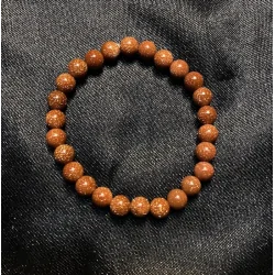 Bracelet Enfant Pierre du Soleil de Synthèse 6mm | Dans les yeux de Gaïa