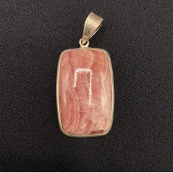 Pendentif Rhodochrosite -4| Pendentifs en Minéraux | Dans les yeux de Gaïa