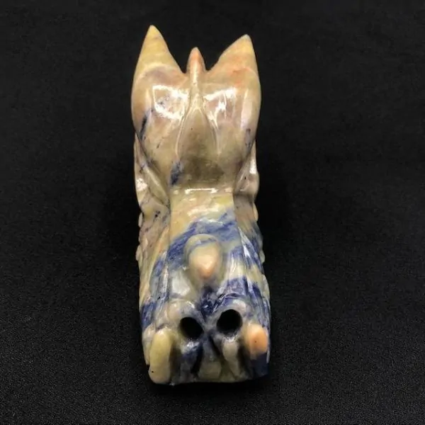 Tête de Dragon Sodalite -1 | Dragons en Minéraux | Dans les yeux de Gaïa