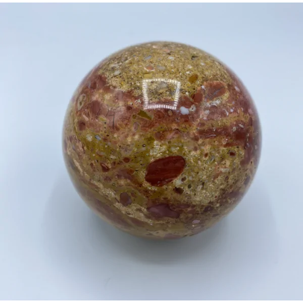 Sphère en Jaspe Océan | Sphères, Oeufs, et Coeurs | Dans les yeux de Gaïa