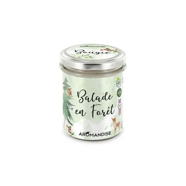 Bougie Balade en Forêt – Senteurs Boisées, Relaxation, Rituel Naturel | Dans les yeux de Gaïa