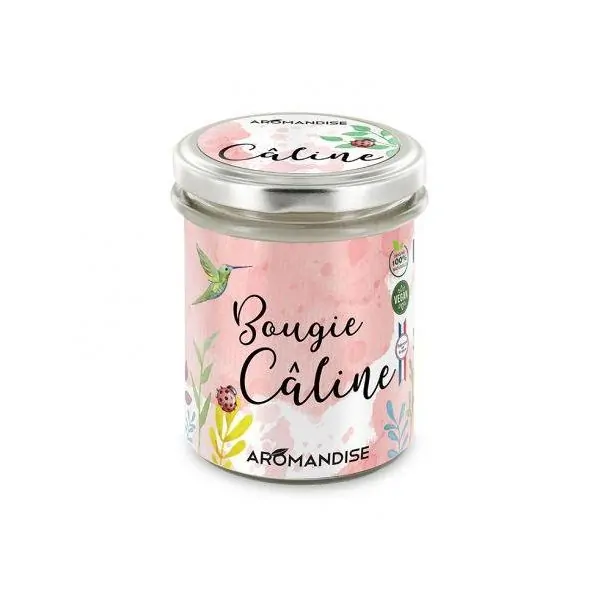 Bougie Câline, parfum patchouli ylang-ylang géranium | Dans les yeux de Gaïa
