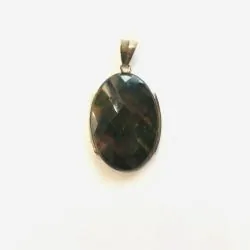 Pendentif Héliotrope serti...