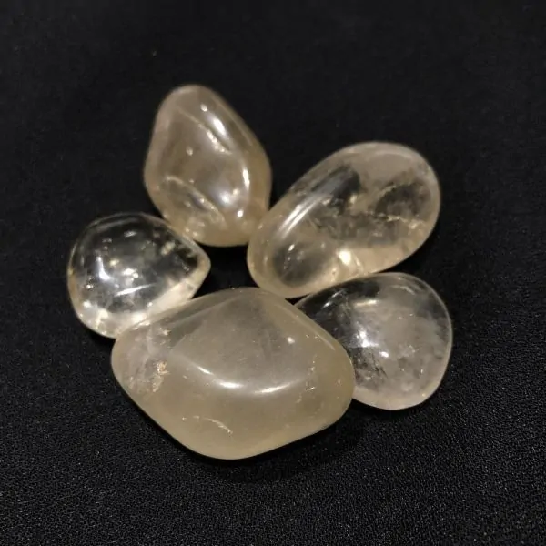 Pierre roulée en Citrine Naturelle, photo 1 | Dans les Yeux de Gaia