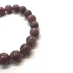 Bracelet lépidolite perles...