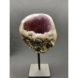 Améthyste de Collection avec Agate naturelle -1 | Dans les yeux de Gaïa
