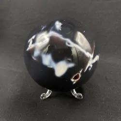 Sphère en Agate -3| Sphères, Oeufs, et Coeurs | Dans les yeux de Gaïa