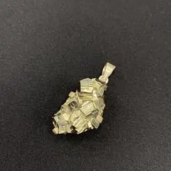 Pendentif en Pyrite serti...