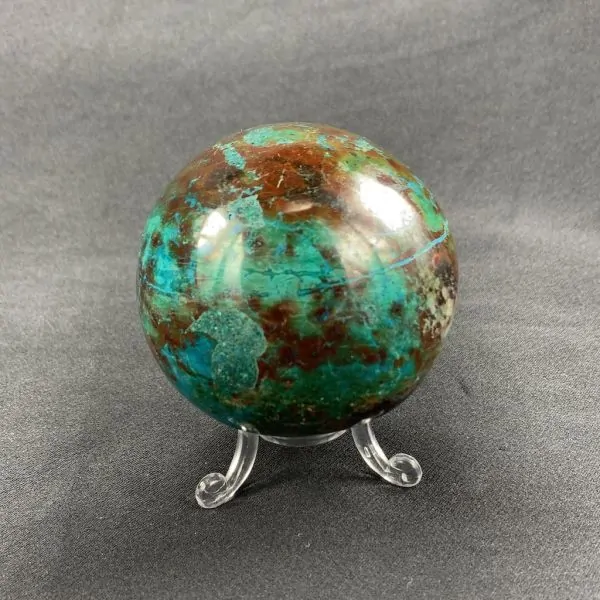 Sphère en Chrysocolle -11| Sphères, Oeufs, et Coeurs | Dans les yeux de Gaïa