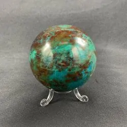 Sphère en Chrysocolle -11| Sphères, Oeufs, et Coeurs | Dans les yeux de Gaïa