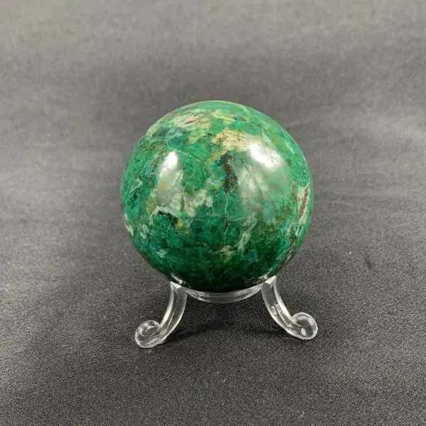 Sphère en Chrysocolle -10| Sphères, Oeufs, et Coeurs | Dans les yeux de Gaïa