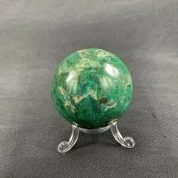 Sphère en Chrysocolle -10| Sphères, Oeufs, et Coeurs | Dans les yeux de Gaïa