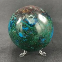 Sphère en Chrysocolle -8 | Sphères, Oeufs, et Coeurs | Dans les yeux de Gaïa