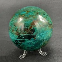 Sphère en Chrysocolle -7 | Sphères, Oeufs, et Coeurs | Dans les yeux de Gaïa
