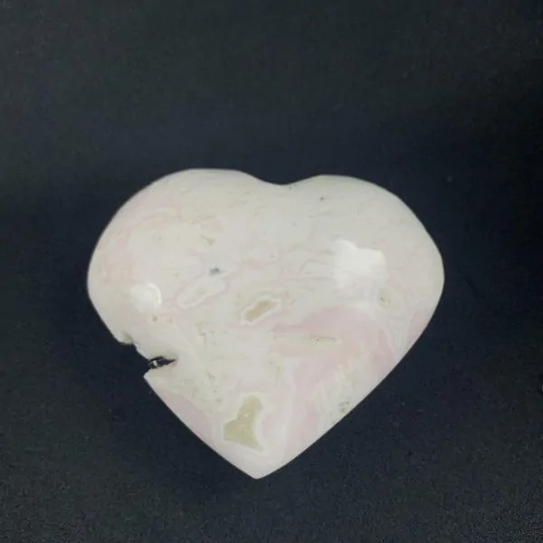 Coeur en Manganocalcite -3| Sphères, Oeufs, et Coeurs | Dans les yeux de Gaïa