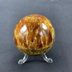 Sphère Jaspe Caramel -10| Sphères, Oeufs, et Coeurs | Dans les yeux de Gaïa